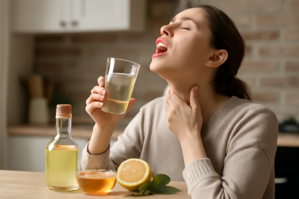 Mal di gola: i gargarismi naturali che calmano subito il fastidio