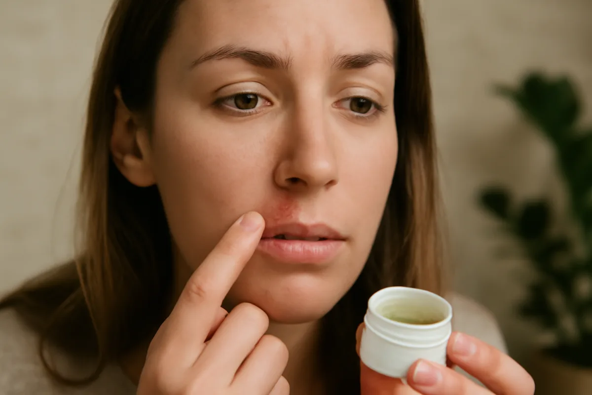 Herpes labiale: l’unguento naturale che accelera la guarigione