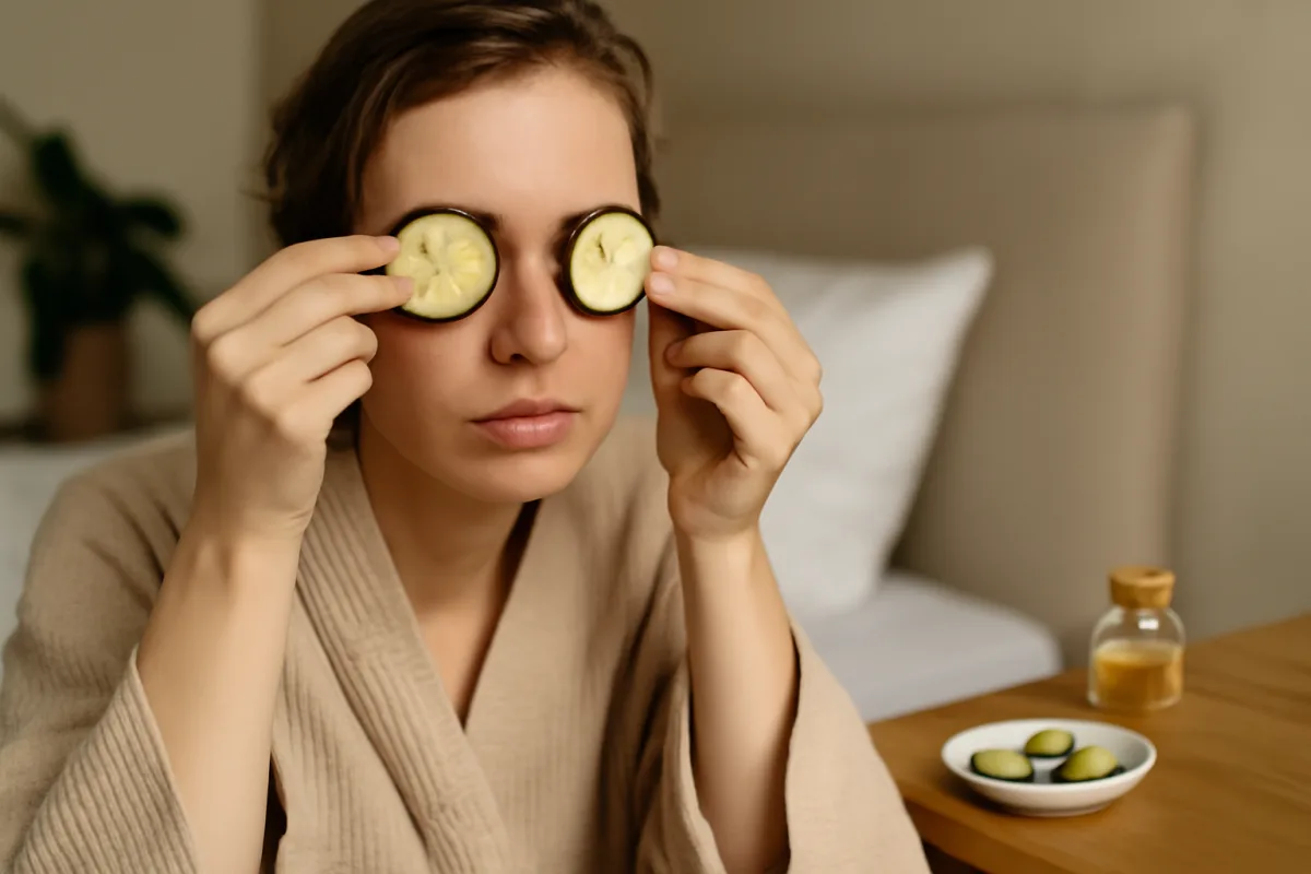 Occhi gonfi al mattino? usa questo impacco naturale per uno sguardo riposato