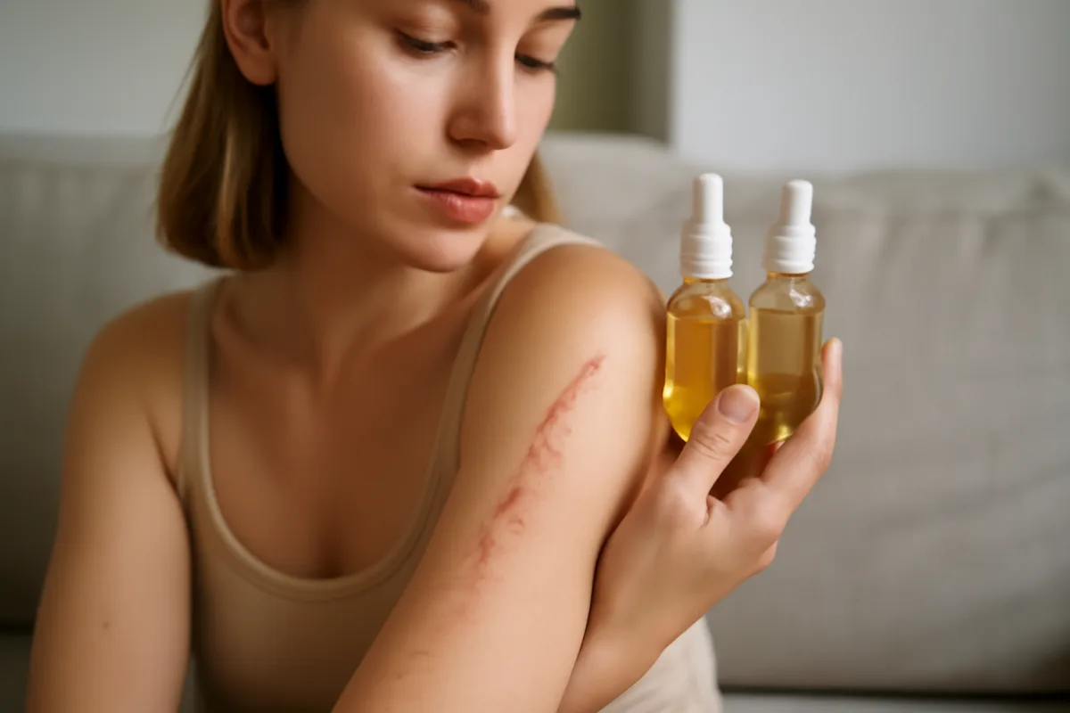Cicatrici evidenti: i 2 oli vegetali più adatti per attenuare i segni sulla pelle