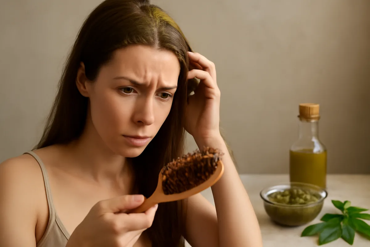 Capelli che cadono? l’impacco naturale anticaduta consigliato dagli erboristi