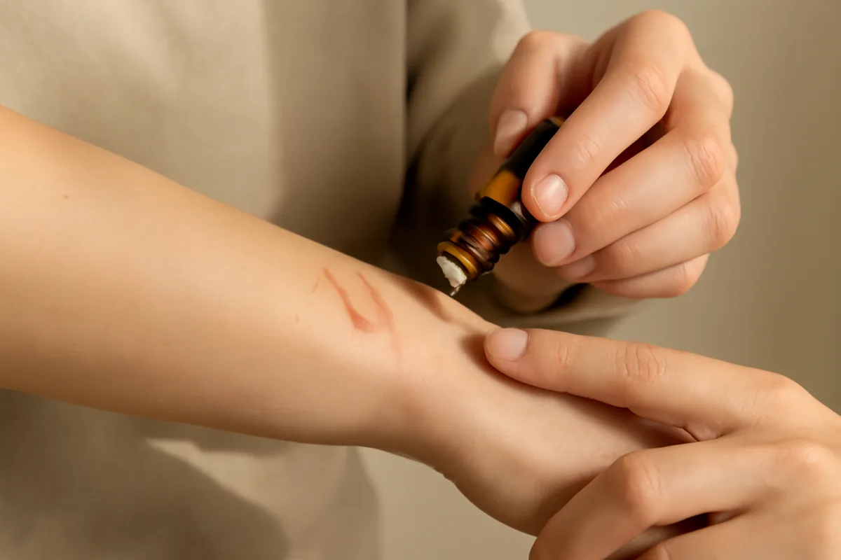Piccoli tagli e graffi: quale olio essenziale usare per disinfettare rapidamente?